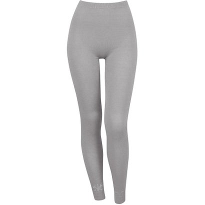 ウイング Wing ウイング あったかオーバーパンツ 足首丈 薄手 軽いはきごこち 動きやすい （グレー）