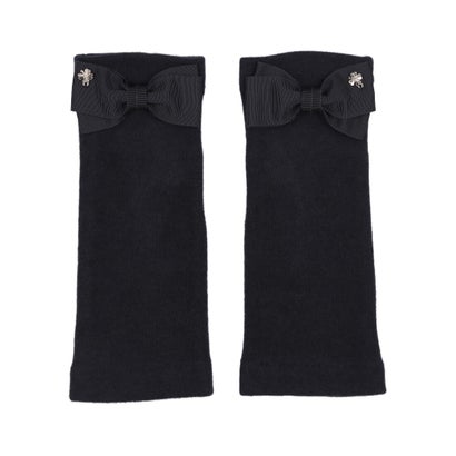 ローラ アシュレイ LAURA ASHLEY 婦人 ジャージ手袋 指なし (D/ネイビー)