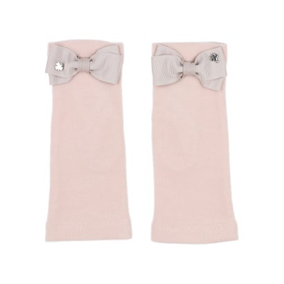 ローラ アシュレイ LAURA ASHLEY 婦人 ジャージ手袋 指なし (ピンク)