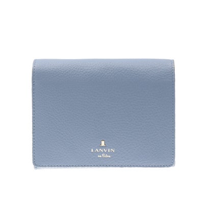 ランバン オン ブルー LANVIN en Bleu メラニー 二つ折り中Lファスナー財布 (ペールブルー)