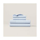 ラルフ ローレン ホーム RALPH LAUREN HOME シアサッカー ギンガム ボックスシーツ /セミダブルサイズ (400ブルー)(3)
