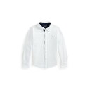 ポロ ラルフ ローレン POLO RALPH LAUREN (ボーイズ 2才~7才)コットン インターロック シャツ (100ホワイト)
