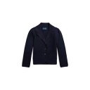ポロ ラルフ ローレン POLO RALPH LAUREN (ガールズ 2才〜6才)ニット コットン ブレザー (410ネイビー)(4)