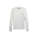 ポロ ラルフ ローレン POLO RALPH LAUREN ロングスリーブ ジャージー クルーネック Tシャツ (020グレー)(4)