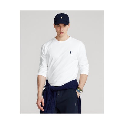 ポロ ラルフ ローレン POLO RALPH LAUREN クラシック フィット ジャージー ロングスリーブ Tシャツ （100ホワイト）