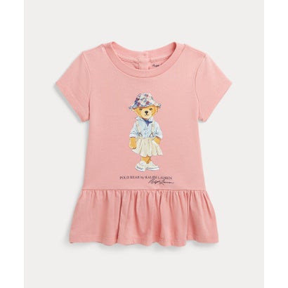 ポロ ラルフ ローレン POLO RALPH LAUREN (ベビー)Polo ベア コットン ジャージー ペプラム Tシャツ (650ピンク)