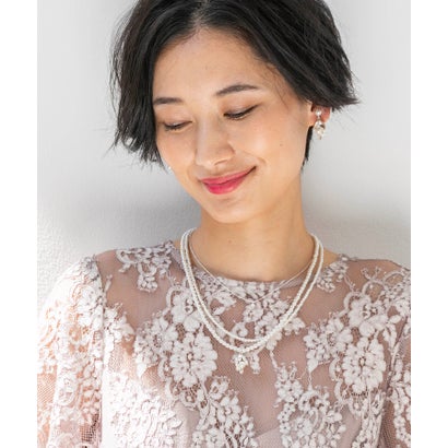 フォルムフォルマ form forma ビジュー×パールネックレス （オフ）