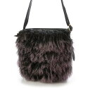 ベスジョーヤ VESGIOIA チベットラムショルダーBAG (パープル)