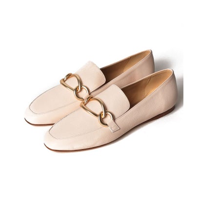 ファビオルスコーニ FABIO RUSCONI 【FABIO RUSCONI/ファビオルスコーニ】チェーンローファー （アイボリー）