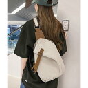 ミニミニストア miniministore ボディバッグ 男女兼用 大容量斜めがけ鞄 (アイボリー)