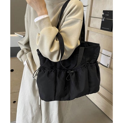 ミニミニストア miniministore トートバッグ ドロストポケットサブバッグ （ブラック）