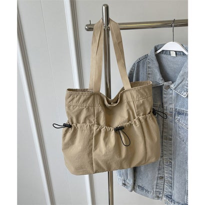 ミニミニストア miniministore トートバッグ ドロストポケットサブバッグ （ベージュ）