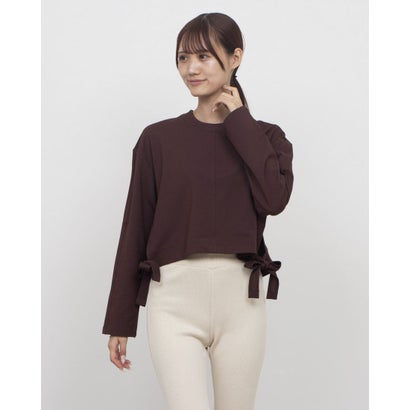 アディダス adidas レディース フィットネス 長袖Tシャツ W YOGA カバーアップ IS6715 （シャドーブラウン）