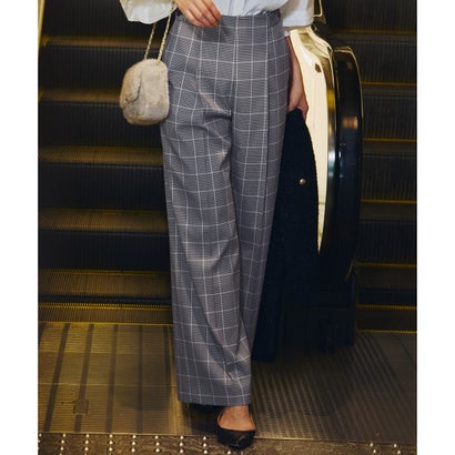 23区（大きいサイズ） 【先行予約】ガンクラブプレイドチェック パンツ （グレーチェック）