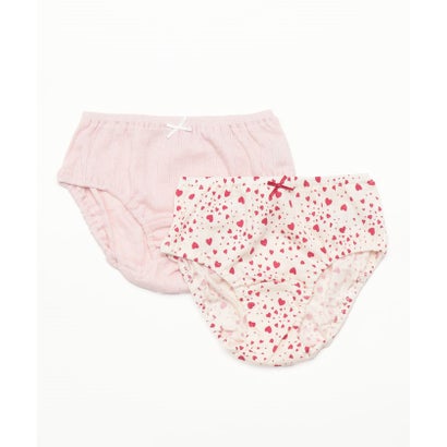 プティマイン petit main 【オーガニック】ショーツ2P【返品不可商品】 （L・ピンク）