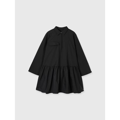 アニュアンス anuans ギャザーフレアミニワンピース (BLACK) アニュアンス anuans ギャザーフレアミニワンピース (BLACK)
