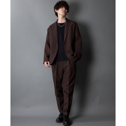 シトリー SITRY 【SITRY】ポリトロ テーラード&タックテーパードパンツ セットアップ メンズ 上下セット ジャケット ボトムス きれいめ (ブラウン) シトリー SITRY 【SITRY】ポリトロ テーラード&タックテーパードパンツ セットアップ メンズ 上下セット ジャケット ボトムス きれいめ (ブラウン)