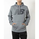 ニューバランス New Balance メンズ スウェットパーカー フリースプルオーバーフーディ_Tenacity MT23021 (グレー)