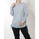 コンバース CONVERSE レディース 長袖機能Tシャツ サイドストラップ ロングスリーブ TOP 44200010 (PALE BLUE)