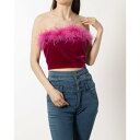 デニーローズ DENNY ROSE ファーポイントショートベアTOPS (FUXIA)