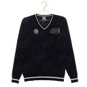プーマ PUMA ゴルフ ジャガード Vネック ニット