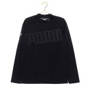 プーマ PUMA ゴルフ ストレッチカノコビッグPUMAロゴLSモックネック