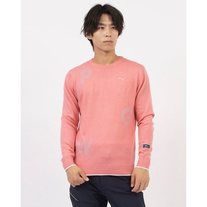プーマ PUMA ゴルフ PGWロゴクルーネックニットセーター