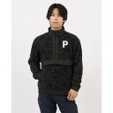 プーマ PUMA ゴルフ PロゴフリースモノグラムプリントハーフZIP