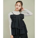 トランテアン ソン ドゥ モード 31 Sons de mode リボンモチーフティアードチュニック (ブラック)
