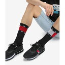トミージーンズ TOMMY JEANS 【NET ViVi掲載】ビッグフラッグソックス (ブラック)