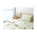 スリープスタイルラボ Sleep Style Lab. 掛布団カバー リーフ CFケース SD170×210 02グリーン (グリーン)(3)