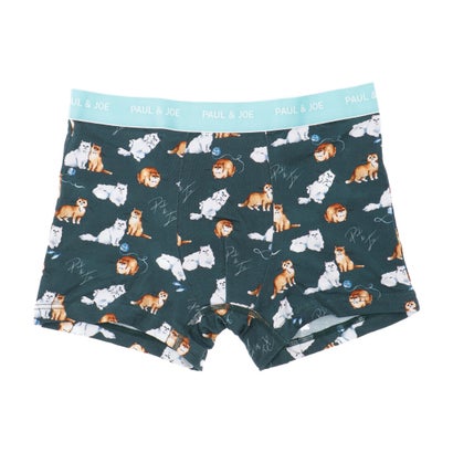 ポールアンドジョー PAUL&JOE PAUL & JOE 毛糸遊び柄 ニットトランクス【返品不可商品】 （Dグリーン）