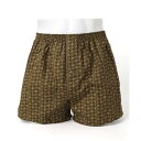 コムサメン COMME CA MEN コムサメン 千鳥柄 2本ゴムトランクス (カーキー)