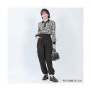 マリークワント MARY QUANT バイカラーデイジーポロ長袖2 プルオーバー (チェック)