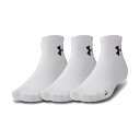 アンダーアーマー UNDER ARMOUR UNDER ARMOUR アンダーアーマー バスケット UA ローソックス 3足セット メンズ 靴下 【返品不可商品...