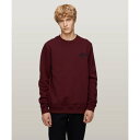 トミー ヒルフィガー TOMMY HILFIGER スモールクレストエンブロイダリートレーナー (バーガンディー)(4)