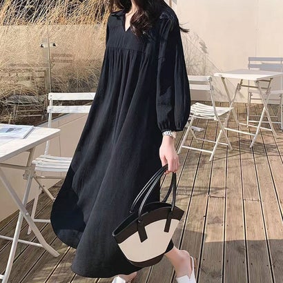 デューリリー Dewlily ゆったりシャツワンピース レディース 10代 20代 30代 韓国ファッション 春 秋 大人 カジュアル 可愛い おしゃれ シンプル 上品 無地 黒 (ブラック) デューリリー Dewlily ゆったりシャツワンピース レディース 10代 20代 30代 韓国ファッション 春 秋 大人 カジュアル 可愛い おしゃれ シンプル 上品 無地 黒 (ブラック)