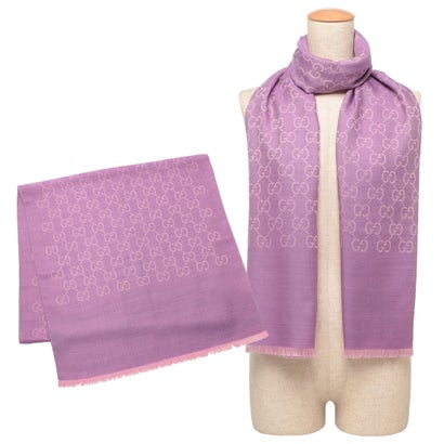 グッチ GUCCI スカーフ バンダナ ストール ピンク レディース GUCCI 165904 3G646 5372 （LILAC PINK）