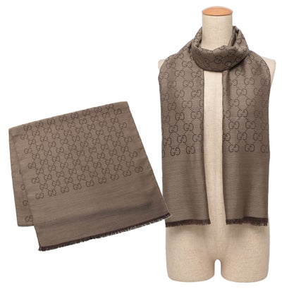 グッチ GUCCI スカーフ バンダナ ストール ブラウン レディース GUCCI 165904 3G646 9664 （ROPE DARK BROWN）