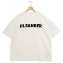 ジルサンダー Jil Sander Tシャツ カットソー ロゴTシャツ ホワイト メンズ JIL SANDER J21GC0001 J45148 102 (PO...