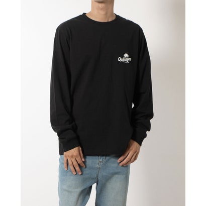 クイックシルバー QUIKSILVER メンズ サーフ 長袖Tシャツ PALM SCRIPT LT QLT244031 （BLK）