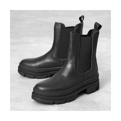 レメ REMME REMME ブーツ ZHー05177 レザー チェルシーブーツ サイドゴア （NEGRO/ブラック）
