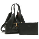 トッズ TOD'S ハンドバッグ ショルダーバッグ Tタイムレス ショッピングバッグ ミニ ブラック レディース TOD'S XBWTSBA9100 Q8E B...