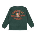クリフ メイヤー KRIFF MAYER もちのびプリントロンTシャツ(CAT) (GREEN)