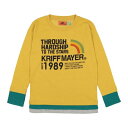 クリフ メイヤー KRIFF MAYER 袖ペロ切替Tシャツ (YELLOW)