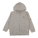 クリフ メイヤー KRIFF MAYER 伸びWフェイスパーカー (GRAY)