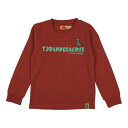 クリフ メイヤー KRIFF MAYER 伸びWフェイス白亜ロンTシャツ (BRICK)