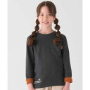クリフ メイヤー KRIFF MAYER 伸びWフェイス袖ペロTシャツ (CHARCOAL)(4)