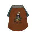 クリフ メイヤー KRIFF MAYER もちのびTシャツ(バイク)【返品不可商品】 (BROWN)
