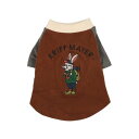 クリフ メイヤー KRIFF MAYER もちのびTシャツ(ラビット)【返品不可商品】 (BROWN)